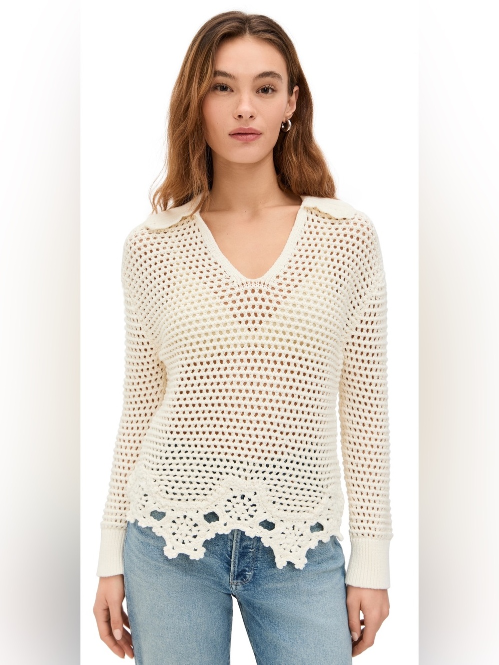 RAILS Louise Top In Ivory NEW